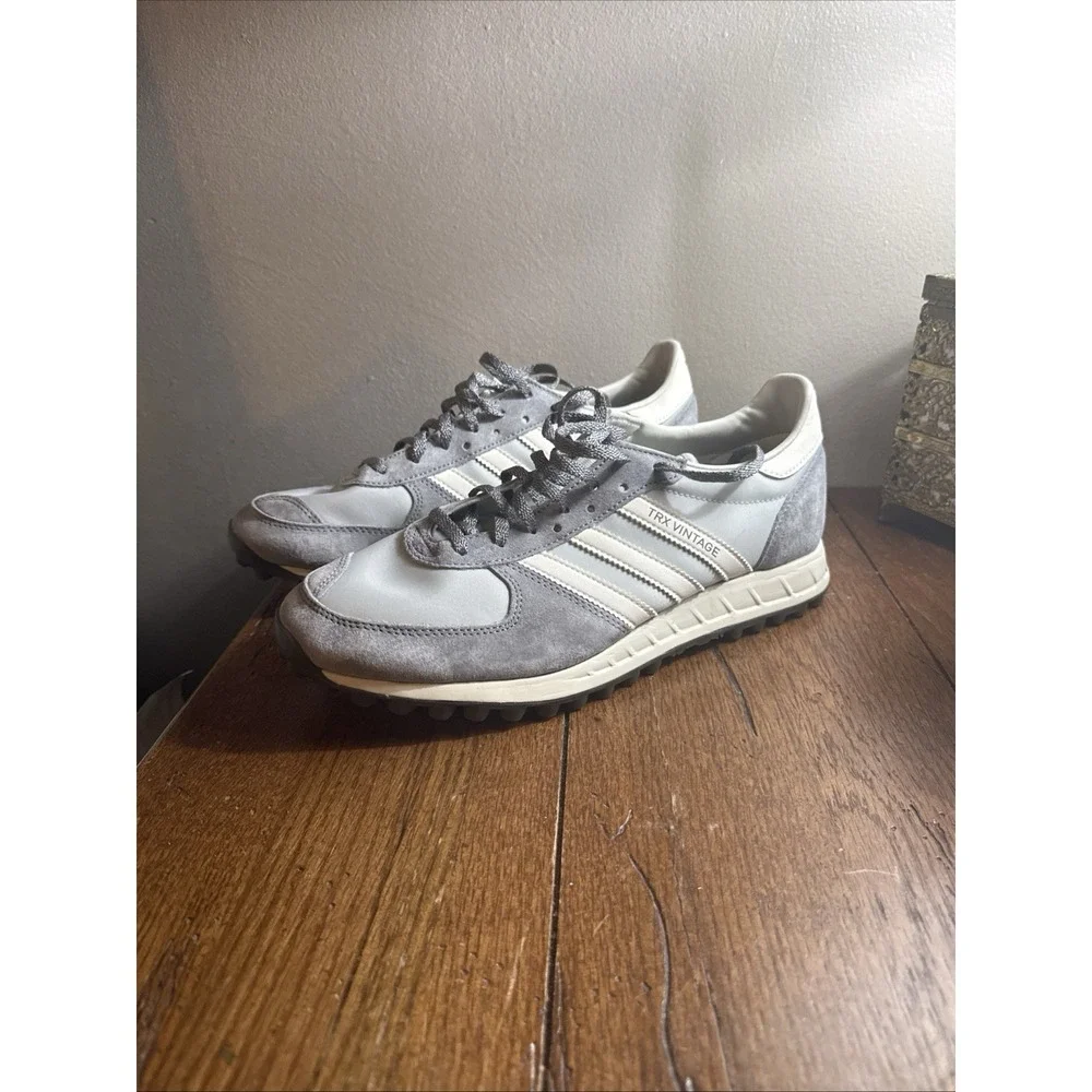 Adidas TRX Vintage Shoes - Gray/Chalk White - Men's Size 9.5 (IG5070)